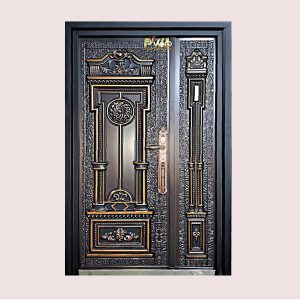 4ft copper cast door 9-min