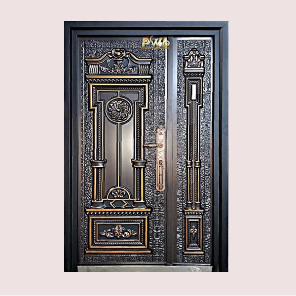 4ft copper cast door 9-min